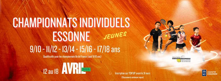 CHAMPIONNATS INDIVIDUELS JEUNES 2025- COMITE ESSONNE